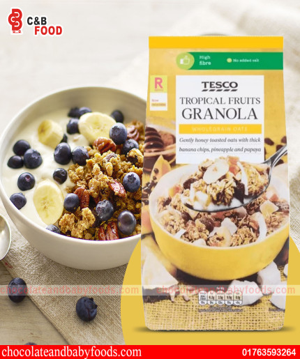 Tesco Tropical Fruits Granola Wholegrain Oats 1kg