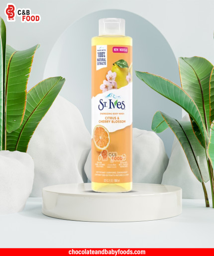 St. Ives Citrus & Cherry Blossom Energizing Body Wash 650ml