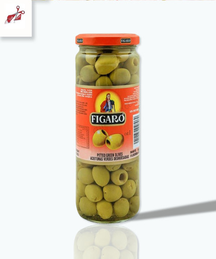Figaro Pitted Green Olives 340G