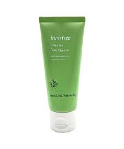 Innisfree Green Tea Foam Cleanser 150G: Deep Cleansing with Natural Green Tea Extracts