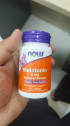 NOW Melatonin Sustained Release 120pcs