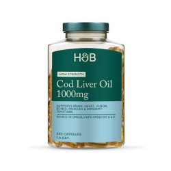 Holland & Barrett Pure Cod Liver Oil 1000mg