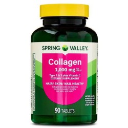 Spring Valley Highly Absorbable Collagen + C Tablets