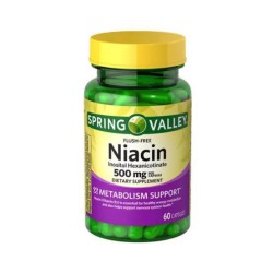Spring Valley Niacin (Vitamin B3) 500 mg
