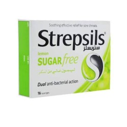 Strepsils Citrus Lemon (Sugar Free) 16 Lozenges (Thailand)
