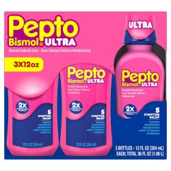 Pepto Bismol Ultra, 5 Symptom Digestive Relief Liquid, 36 Fluid Ounces