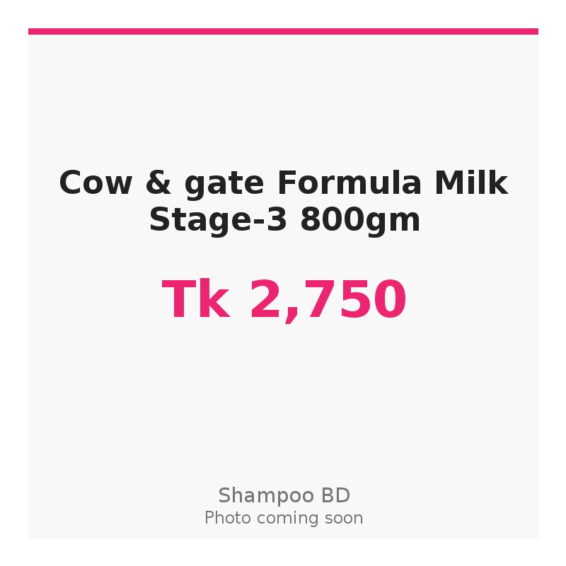 Cow & gate Formula Milk Stage-3 800gm