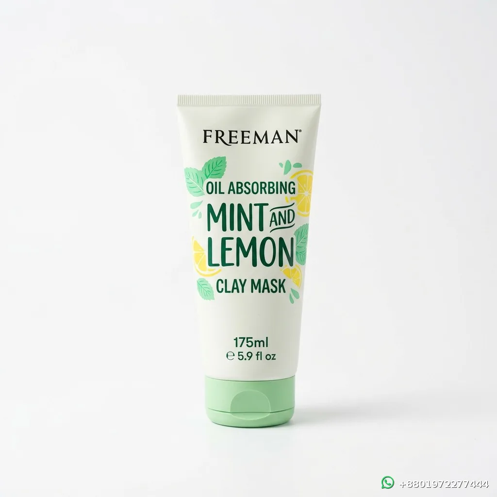 Freeman Oil Absorbing Mint And Lemon Clay Mask