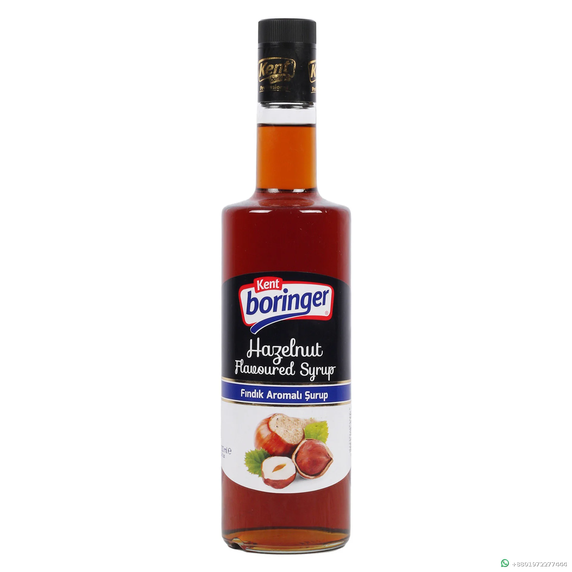 Kent Boringer Hazelnut Flavoured Syrup 700ml