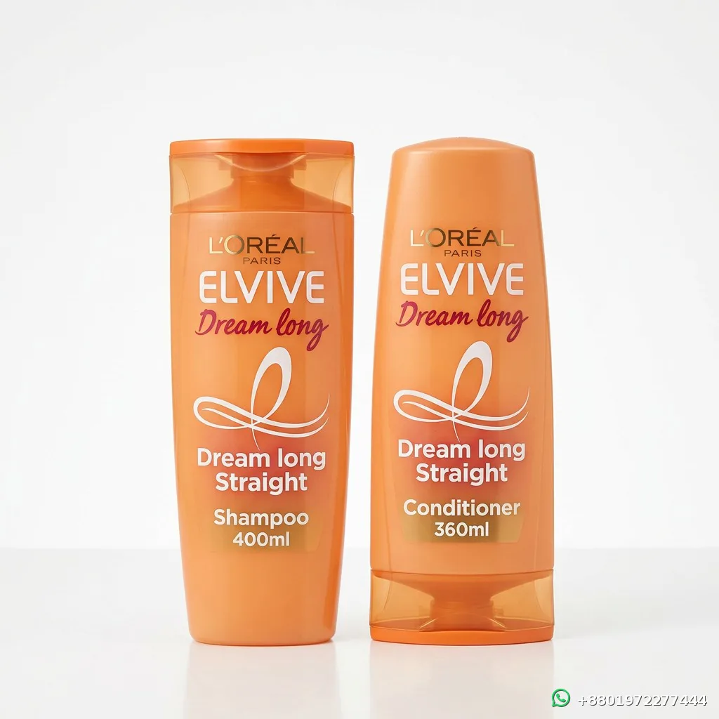 L'Oreal Paris Elvive Dream Long Straight Shampoo & Conditioner Set