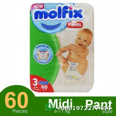 Molfix Pants Size 3 60pcs