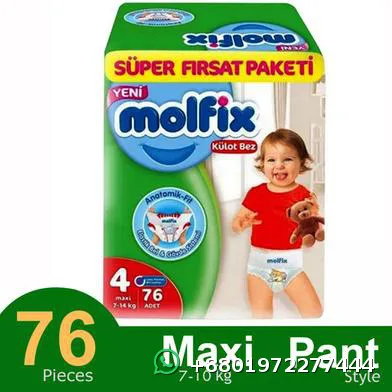 Molfix Pants Size 4 76pcs