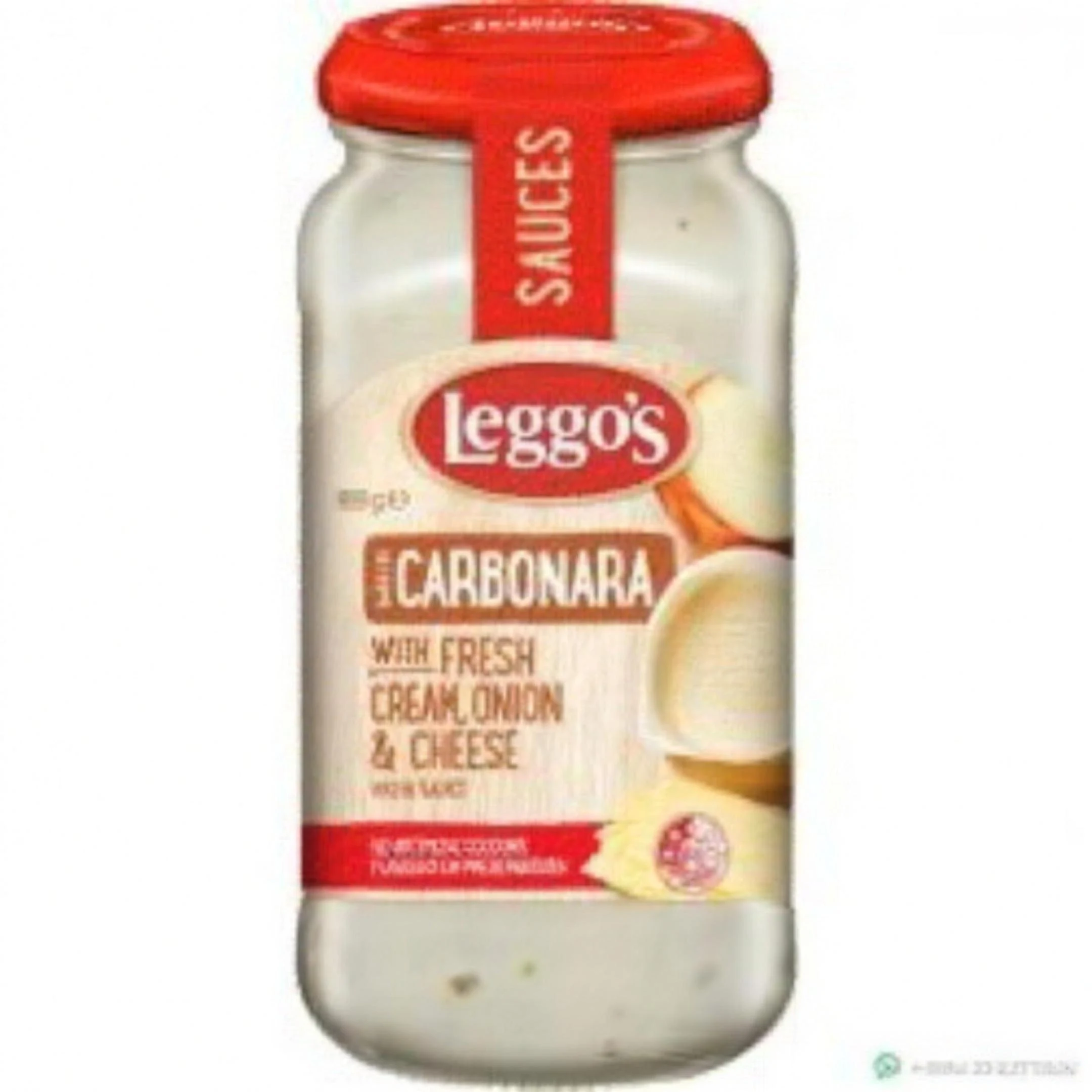 Leggo's Carbonara with Fresh Cream Onion & Cheese