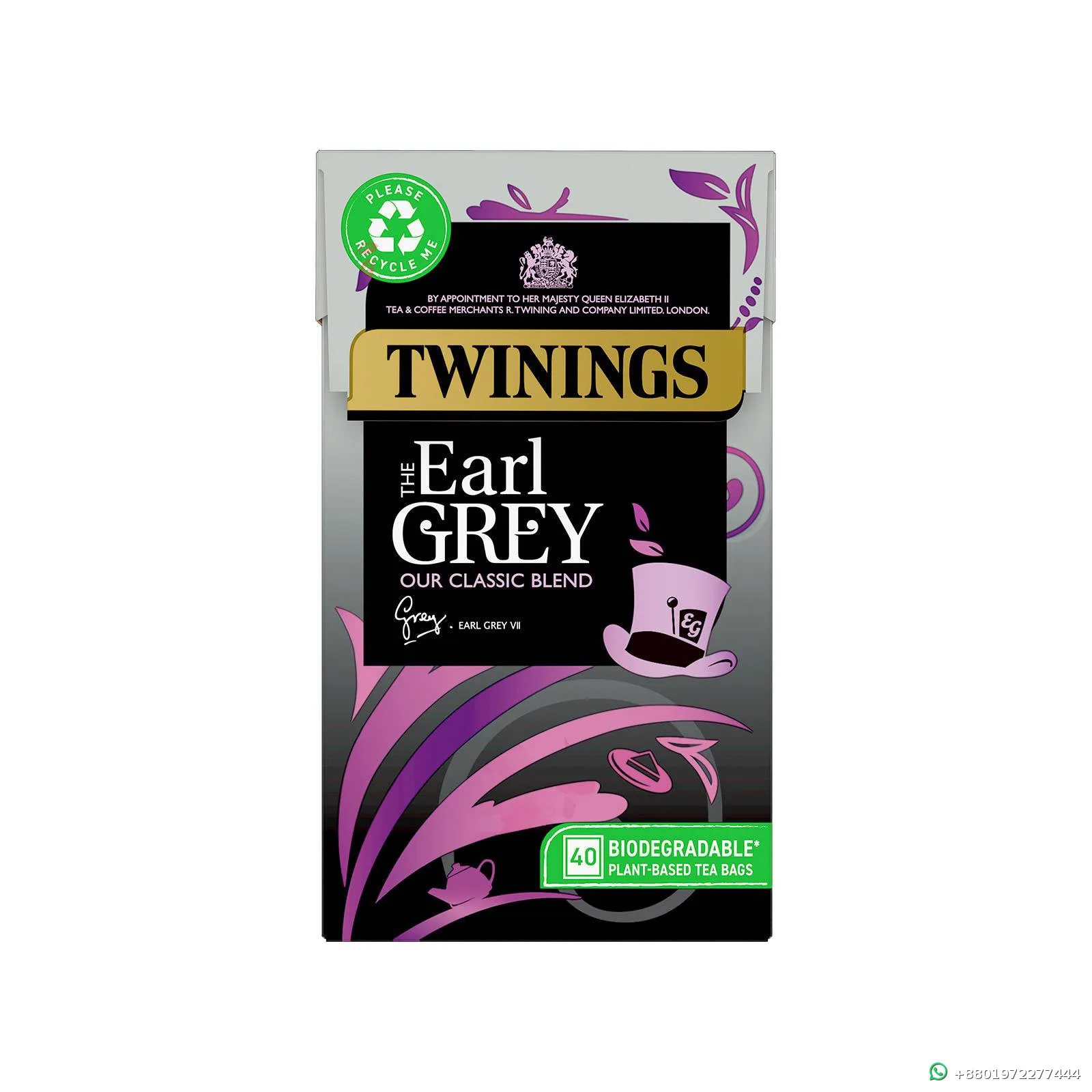 Twinings Earl Grey Tea 40 Tea Bags
