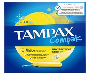 Tampax Compak Regular Tampons18 per pack