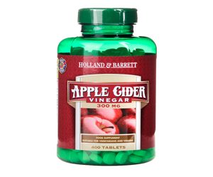 Holland &amp; Barrett Apple Cider Vinegar 300mg 400 Tablets