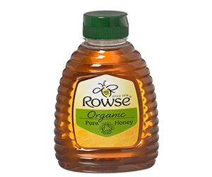Rowse Squeezable Organic Clear Honey 340g