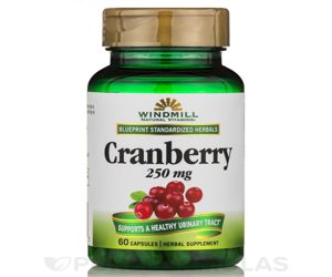 Windmill Cranberry 250mg 60 Capsules