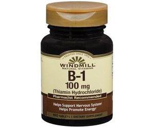 Windmill Vitamin B-1 100 mg Tablets 100 Tablets