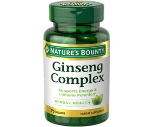 Nature’s Bounty Ginseng Complex 75 Capsules