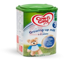 Cow &amp; Gate Growing Up Baby Milk 3 (From 1-2 Years) – 800g (UK)