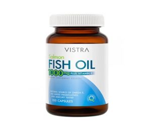 Vistra Salmon Fish Oil 1000mg Plus Vitamin E 100 Capsules