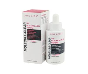 NINE LESS Molecule-Clear 5% Glycolic Acid Serum 30ml