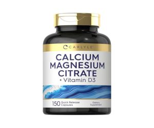 Carlyle Calcium Magnesium Citrate with Vitamin D3 150 Capsules