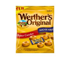 Werthers Original Sugar Free Butter Candies.