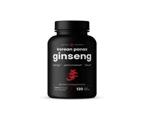 NutraChamps Korean Red Panax Ginseng Supplement 120 Capsules