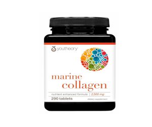 Youtheory Marine Collagen 2500mg Dietary Supplement 290 Tablets