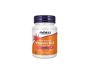 Now Foods High Potency Vitamin D-3 2,000 IU 120Softgels