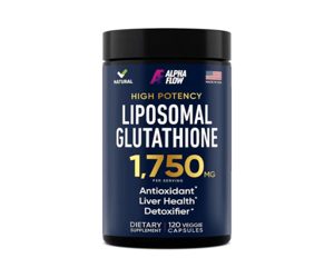 Alpha Flow Liposomal Glutathione 1750MG – 120 veggie capsules