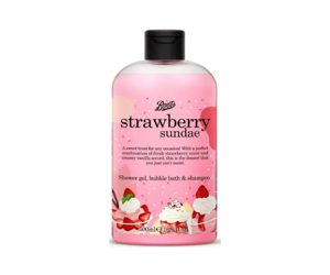 Boots Strawberry Sundae Shower Gel, Bubble Bath & Shampoo 500ml