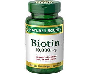 Nature’s Bounty Biotin 10000mcg Ultra Strength 120 Softgels
