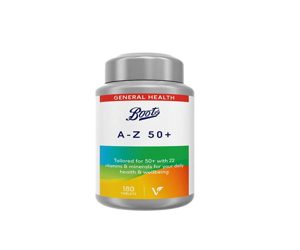 Boots A-Z 50+ Complete Vitamins & Minerals 180 Tablets
