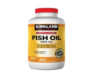 Kirkland Signature Fish Oil 1,000mg 400 Tablets