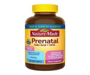 Nature Made Prenatal Folic Acid + DHA 150 Softgels