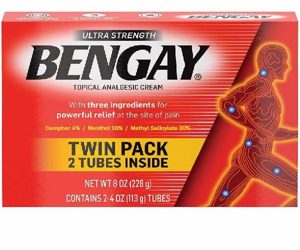 Bengay Ultra Strength Pain Relieving Cream 4-ounce (2 Tubes) 226g