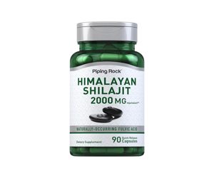 Piping Rock Himalayan Shilajit 2000mg 90 Capsules