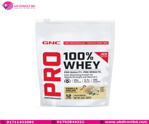 GNC Pro Performance 100% Whey 2.0  Vanilla Cream 12 Servings
