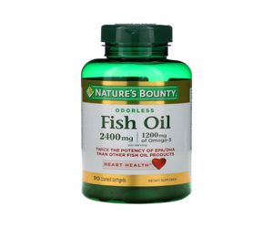 Nature’s Bounty Fish Oil 2400mg 90 Coated Softgels