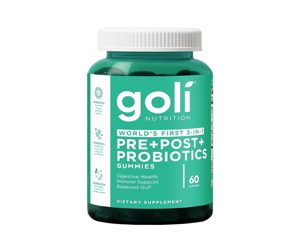 Goli Nutrition, Worlds First 3-in-1 Pre+Post+Probiotics Gummies – 60