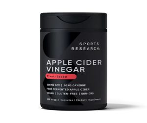 Sport Reasearch Apple Cider Vinegar 520mg 120 Veggie Capsules