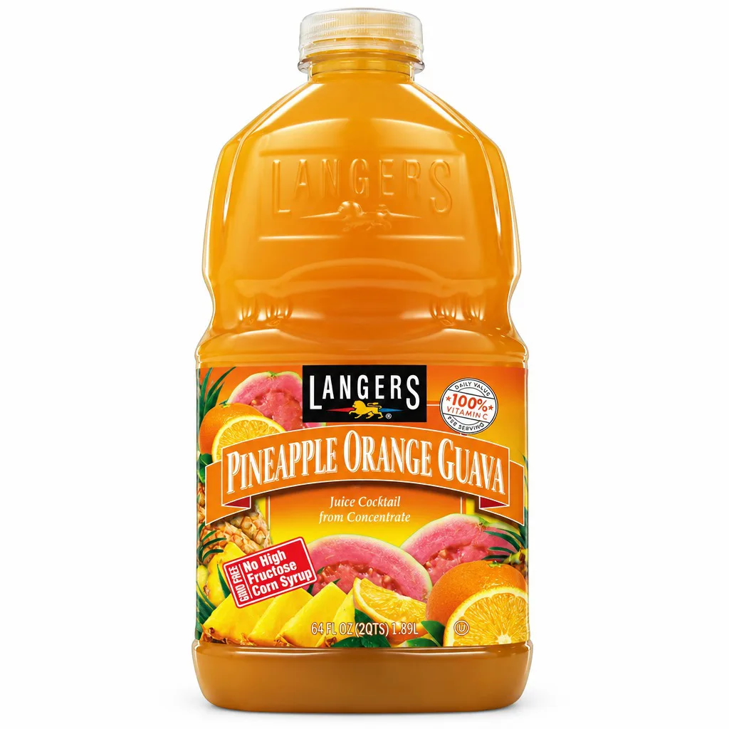 Langers Pineapple Orange Guava Juice Cocktail