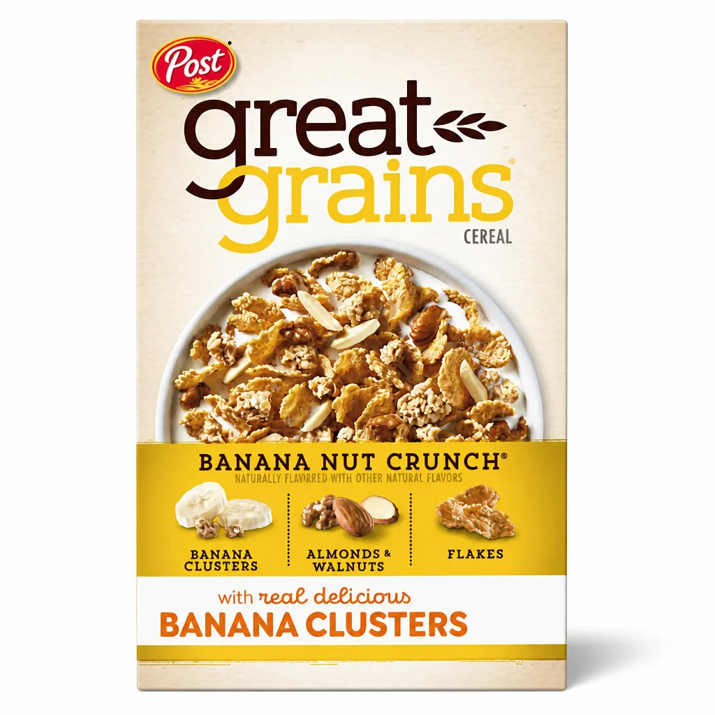 Post Great Grains Cereal Banana Nut Crunch