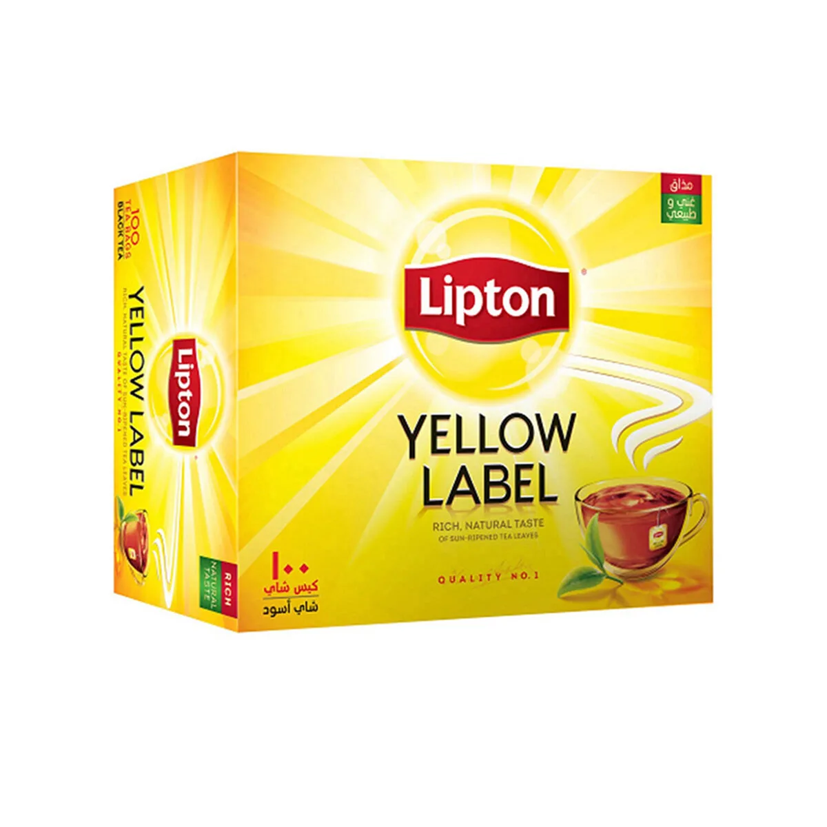 Lipton Yellow Label 100 Tea Bags 200g