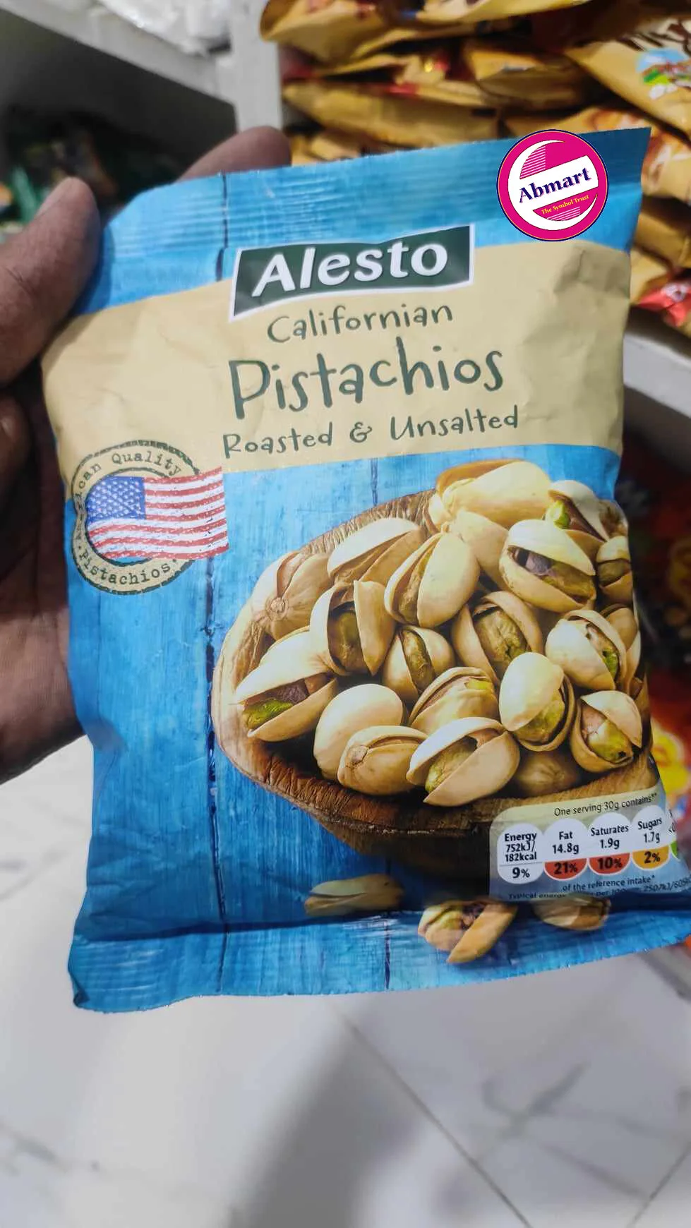 Alesto Californian Pistachios Unsalted 250g