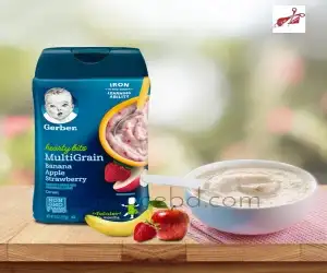 Gerber hearty bits multigrain Banana Apple Strawberry 227g
