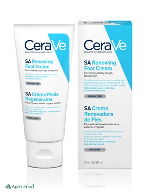CeraVe Renewing SA Foot Cream | Effective Solution for Very Dry and Cracked Skin